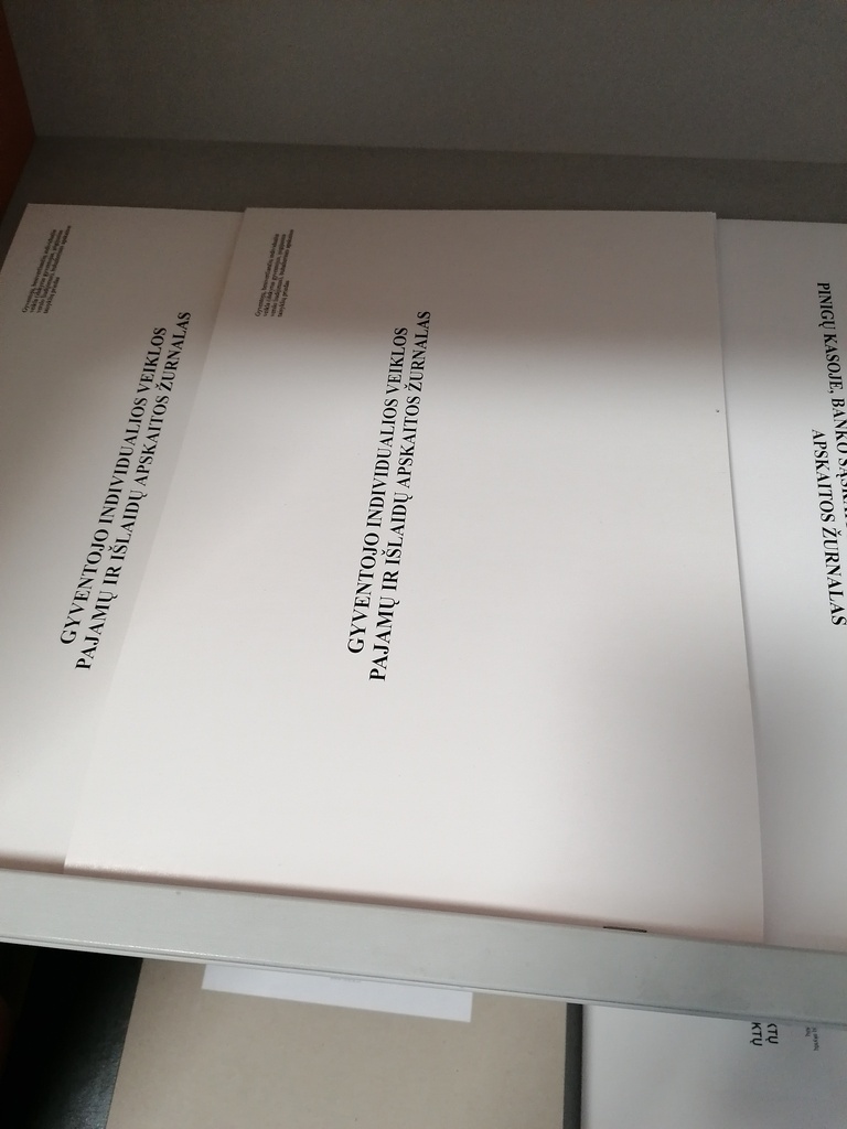 Buhalteriniai žurnalai 48 lapai